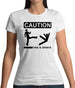 Caution This Is Sparta Womens T-Shirt