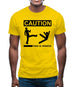 Caution This Is Sparta Mens T-Shirt