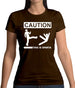 Caution This Is Sparta Womens T-Shirt