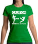 Caution This Is Sparta Womens T-Shirt