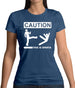 Caution This Is Sparta Womens T-Shirt