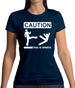 Caution This Is Sparta Womens T-Shirt