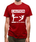 Caution This Is Sparta Mens T-Shirt