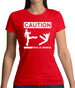 Caution This Is Sparta Womens T-Shirt