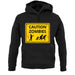 Caution Zombies Road Sign unisex hoodie