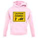 Caution Zombies Road Sign unisex hoodie