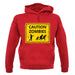 Caution Zombies Road Sign unisex hoodie