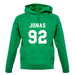 Jonas 92 Unisex Hoodie