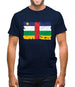 Central African Republic Grunge Style Flag Mens T-Shirt