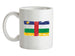 Central African Republic Grunge Style Flag Ceramic Mug