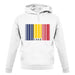 Chad Barcode Style Flag unisex hoodie