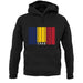 Chad Barcode Style Flag unisex hoodie