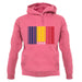 Chad Barcode Style Flag unisex hoodie