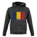 Chad Barcode Style Flag unisex hoodie