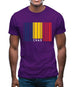 Chad Barcode Style Flag Mens T-Shirt