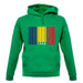 Chad Barcode Style Flag unisex hoodie