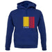 Chad Barcode Style Flag unisex hoodie