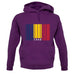 Chad Barcode Style Flag unisex hoodie