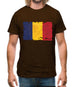 Chad Grunge Style Flag Mens T-Shirt