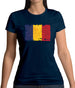 Chad Grunge Style Flag Womens T-Shirt