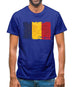 Chad Grunge Style Flag Mens T-Shirt