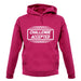 Challenge Accepted unisex hoodie