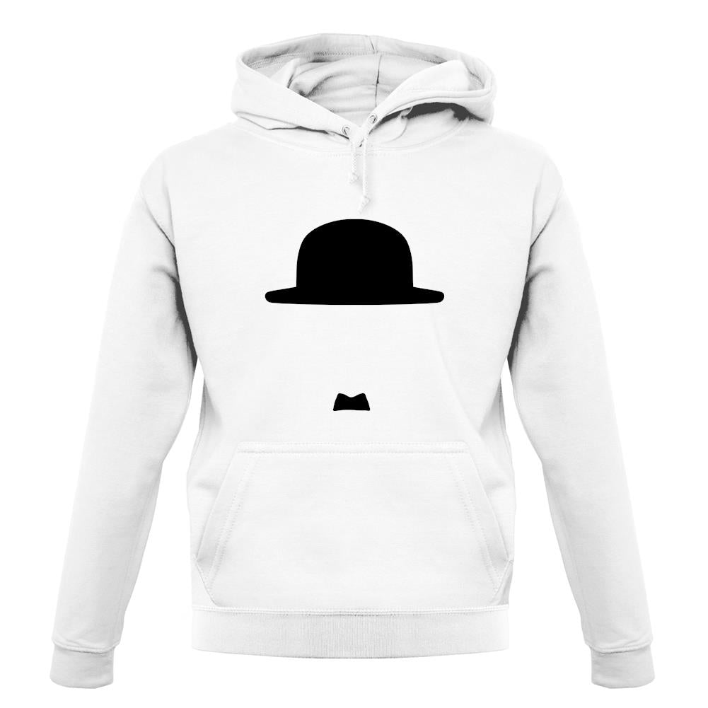 Minimalist Charlie Chaplin unisex hoodie