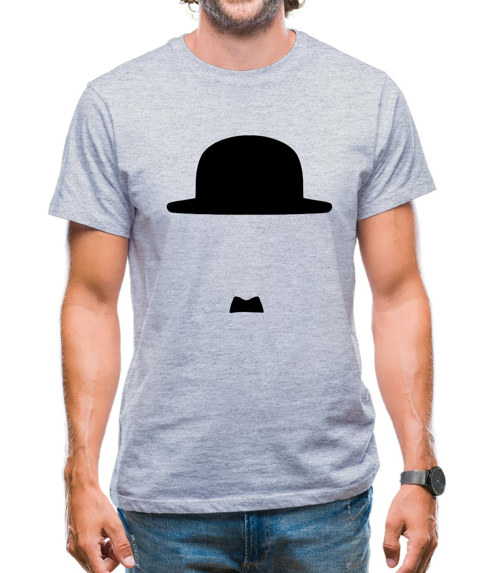 Minimalist Charlie Chaplin Mens T-Shirt