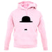 Minimalist Charlie Chaplin unisex hoodie