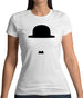 Minimalist Charlie Chaplin Womens T-Shirt