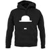 Minimalist Charlie Chaplin unisex hoodie