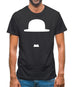 Minimalist Charlie Chaplin Mens T-Shirt