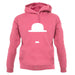 Minimalist Charlie Chaplin unisex hoodie