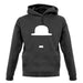 Minimalist Charlie Chaplin unisex hoodie