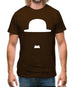 Minimalist Charlie Chaplin Mens T-Shirt