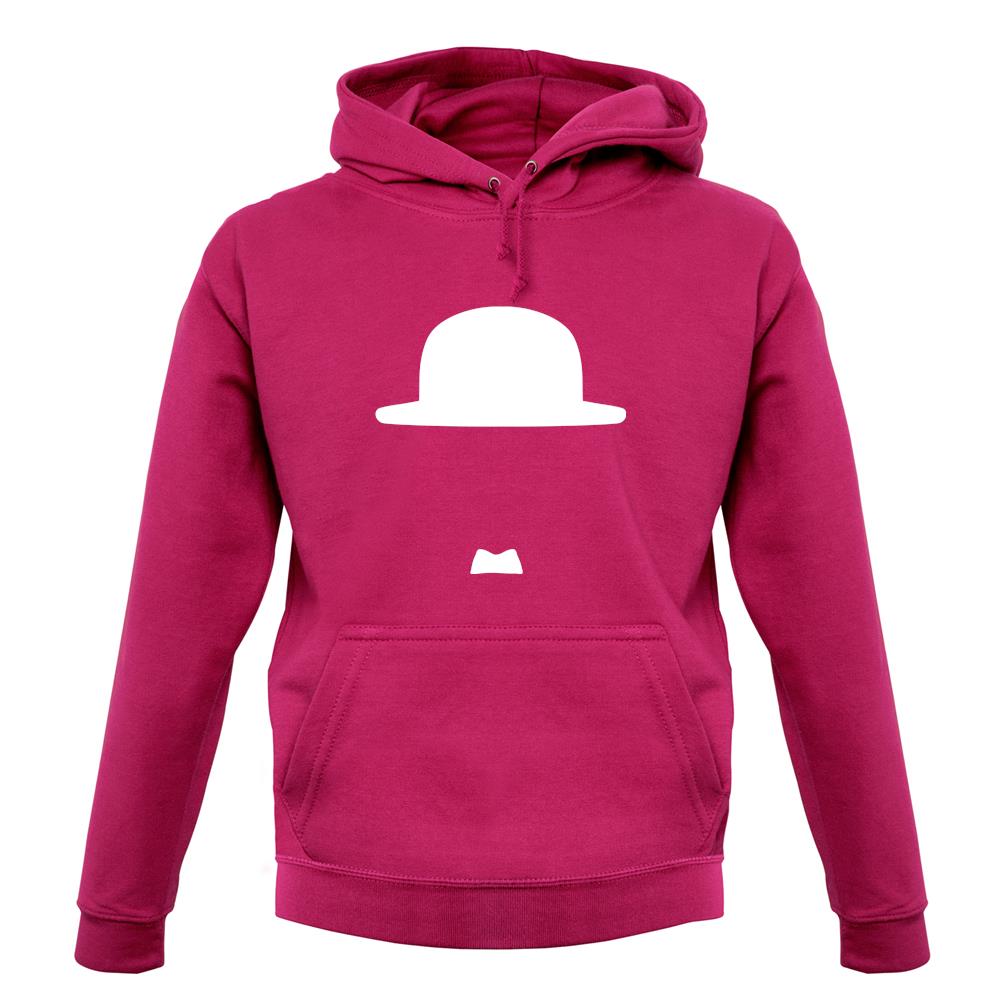 Minimalist Charlie Chaplin unisex hoodie