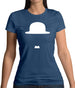 Minimalist Charlie Chaplin Womens T-Shirt