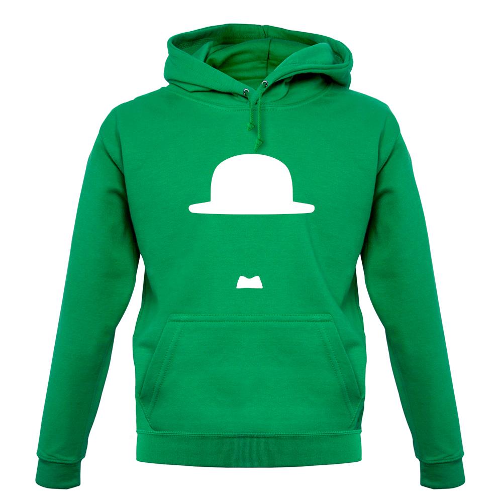 Minimalist Charlie Chaplin unisex hoodie