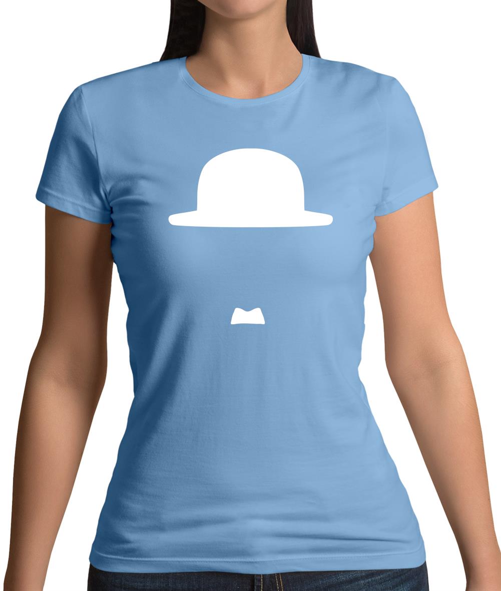 Minimalist Charlie Chaplin Womens T-Shirt