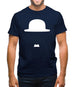 Minimalist Charlie Chaplin Mens T-Shirt