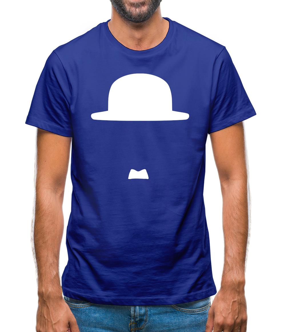 Minimalist Charlie Chaplin Mens T-Shirt