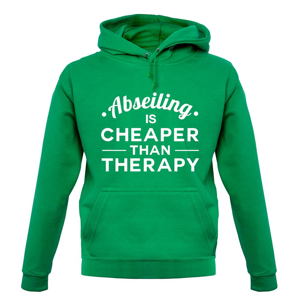 Abseiling Is Cheaper Than Therapy Unisex Hoodie