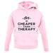 Art Is Cheaper Than Therapy Unisex Hoodie