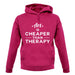 Art Is Cheaper Than Therapy Unisex Hoodie