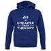 Art Is Cheaper Than Therapy Unisex Hoodie