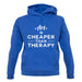 Art Is Cheaper Than Therapy Unisex Hoodie
