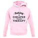 Baking Is Cheaper Than Therapy Unisex Hoodie