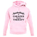 Basketball Is Cheaper Than Therapy Unisex Hoodie