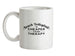 Beach Volleyball Is Cheaper Than Therapy Ceramic Mug