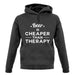 Beer Is Cheaper Than Therapy Unisex Hoodie